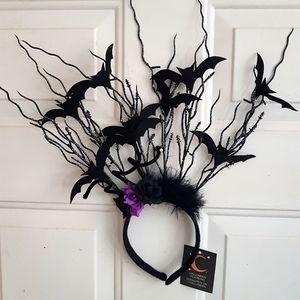 Bats in branches headband
